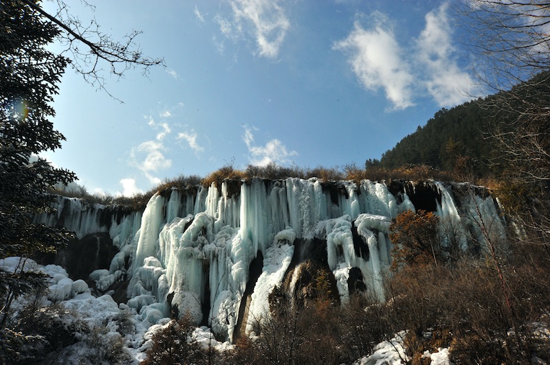 冬季冰瀑