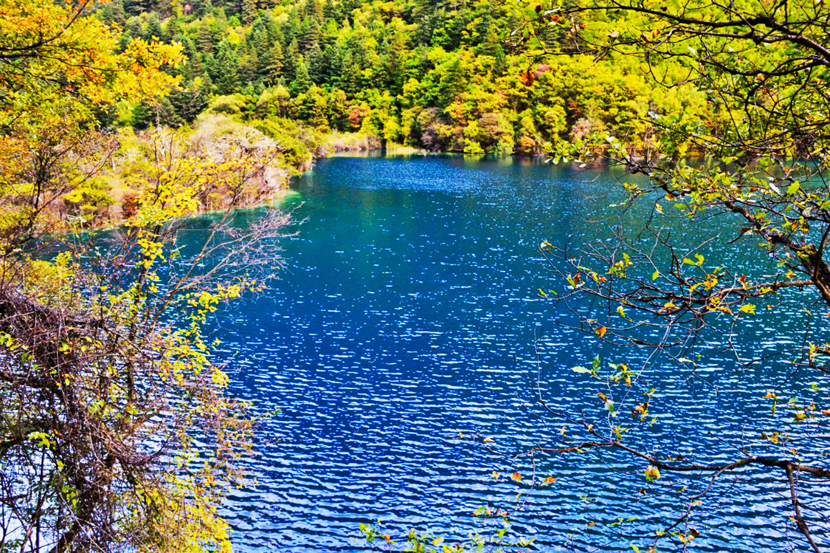 四川九寨沟湖面自然风景4K壁纸_4K风景图片_彼岸图网pic.netbian.com